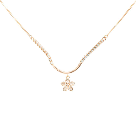 Blossom Gleam Necklace - 925 Silver