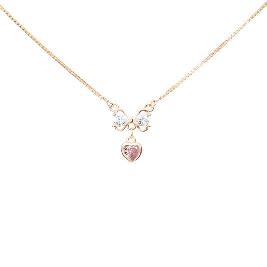 Sweetheart Bloom Necklace - 925 Silver