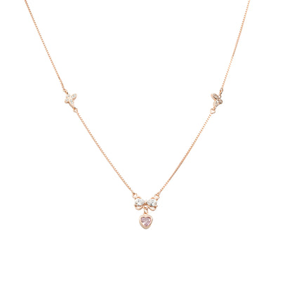 Sweetheart Bloom Necklace - 925 Silver