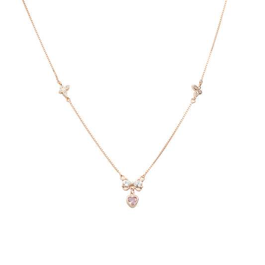Sweetheart Bloom Necklace - 925 Silver
