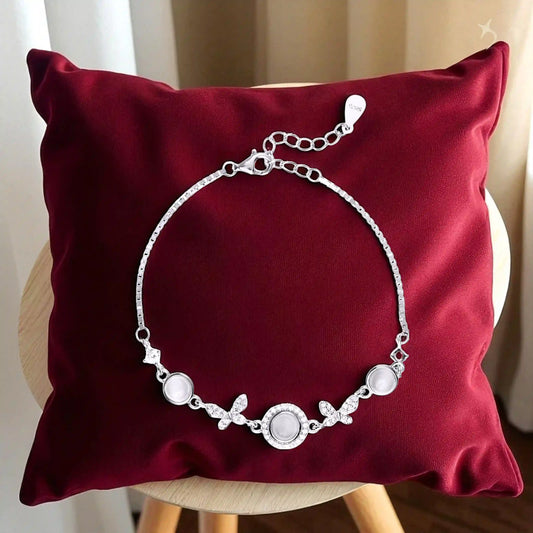 Moonlit Grace Bracelet - 925 Silver
