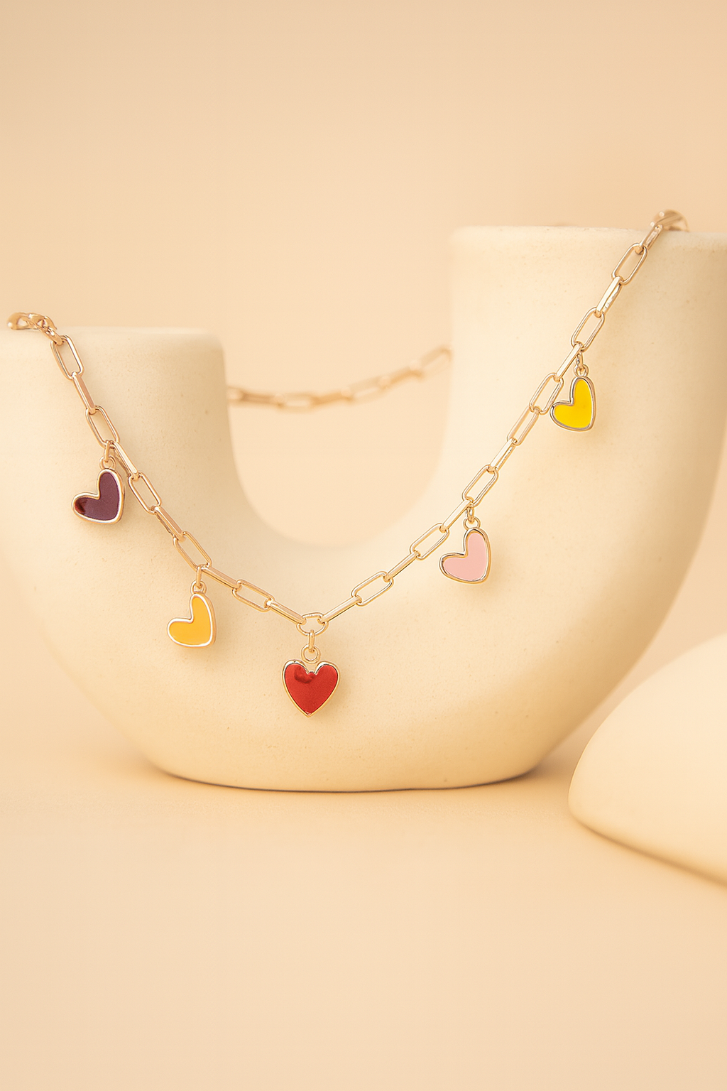 Twin Hearts Unity Necklace