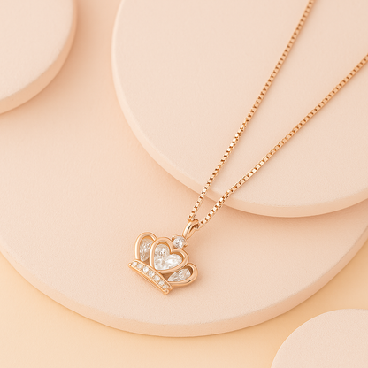 Royal Grace Rose Gold Necklace