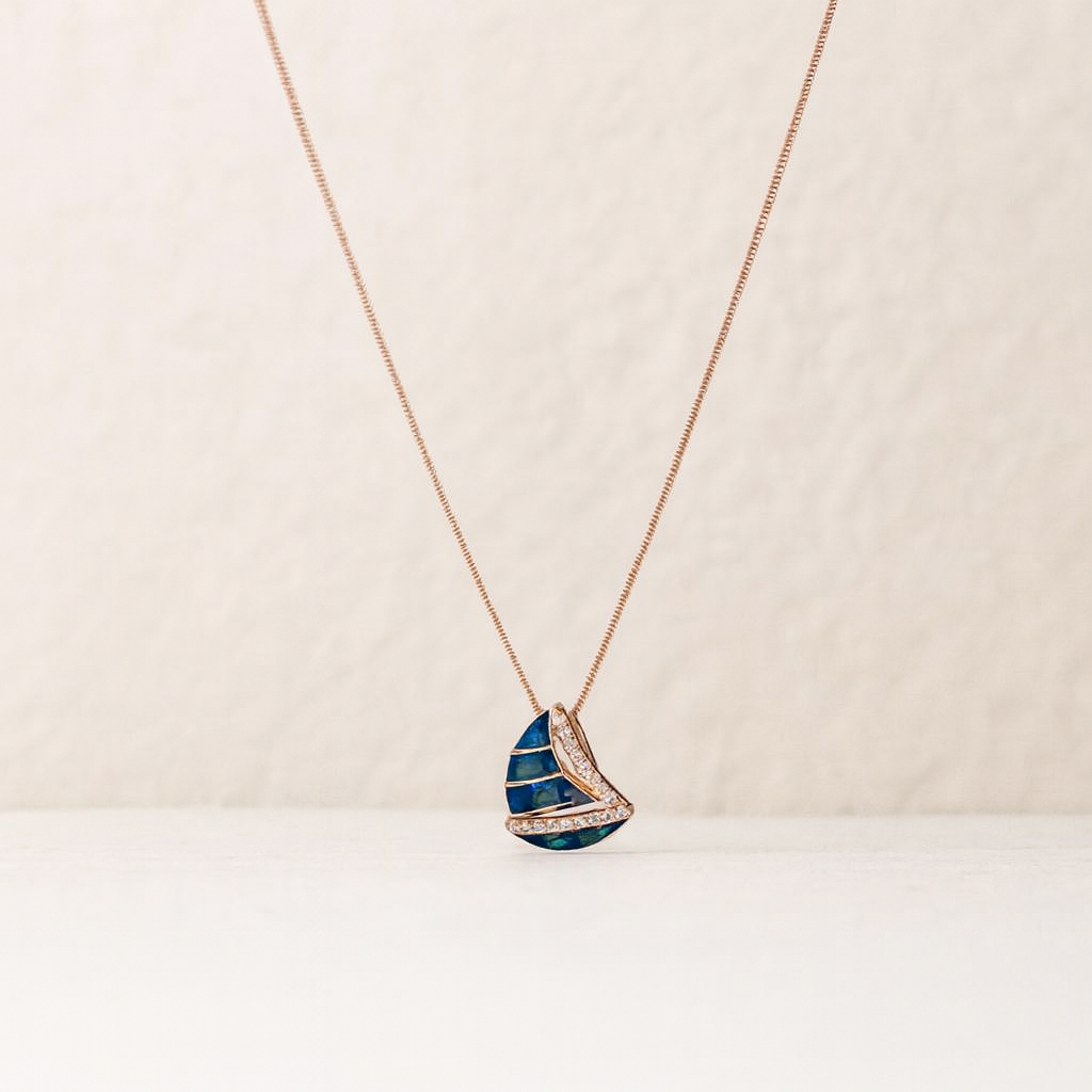 Infinity Grace rose gold Necklace
