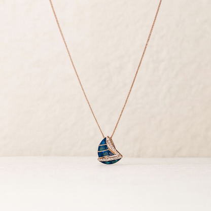 Infinity Grace rose gold Necklace