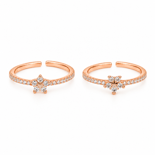 Starlume Adjustable Toe Ring-925 Silver