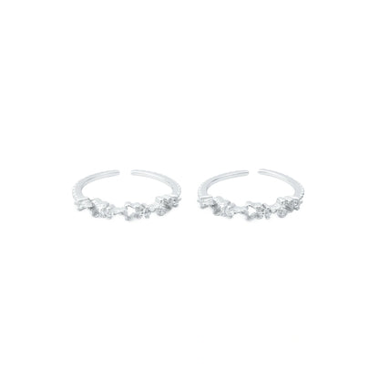 Starlace Bloom 925 Silver Adjustable Toe Ring
