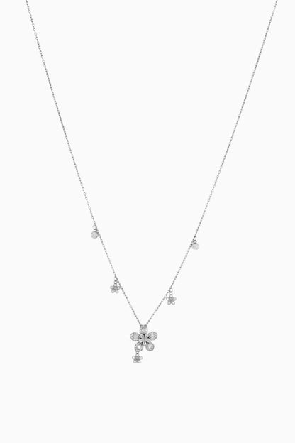 Daisy Cascade Necklace - 925 Silver