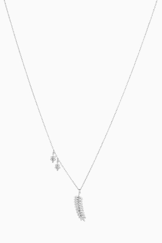 Enchanted Leaf & Pearl Necklace