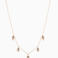 Double Leaf Charm Necklace
