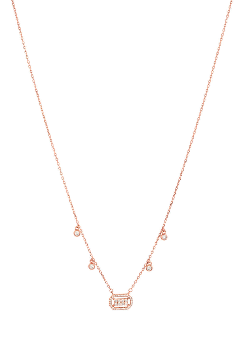 Lustrous Bloom Necklace - 925 Silver