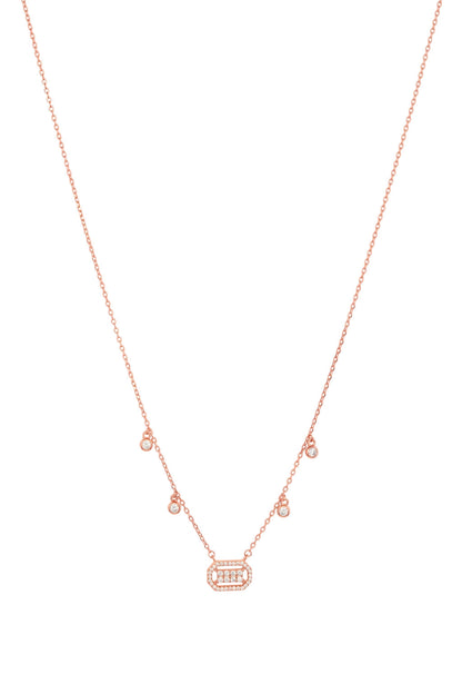 Lustrous Bloom Necklace - 925 Silver