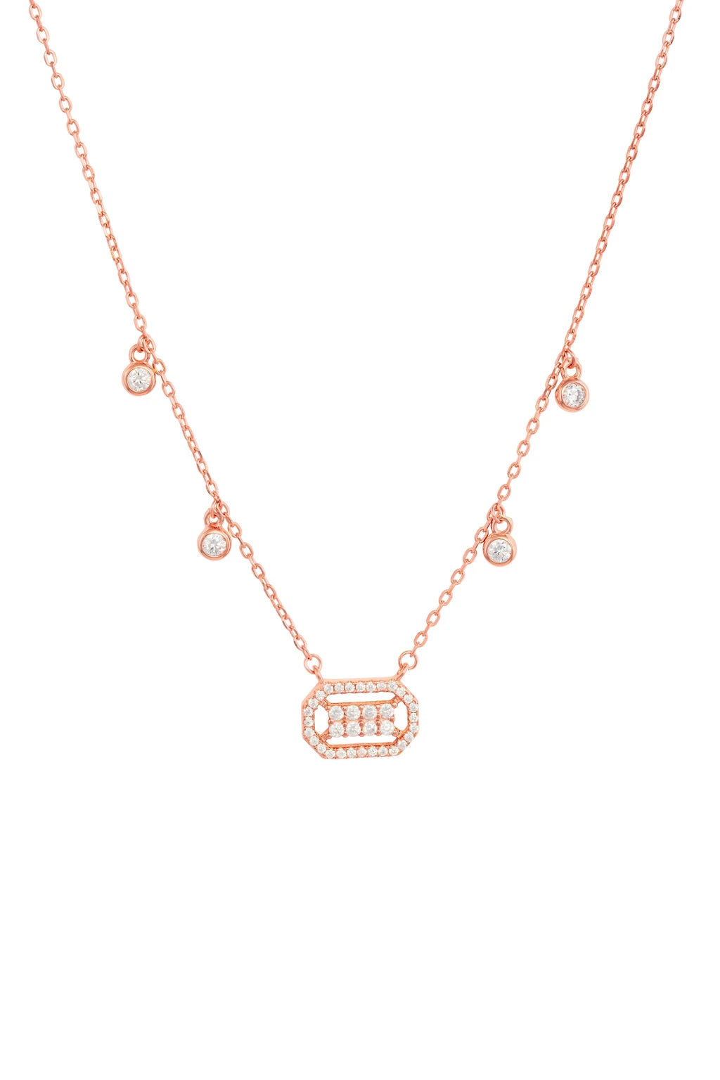 Lustrous Bloom Necklace - 925 Silver