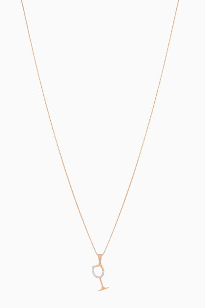 Champagne Necklace - 925 Silver