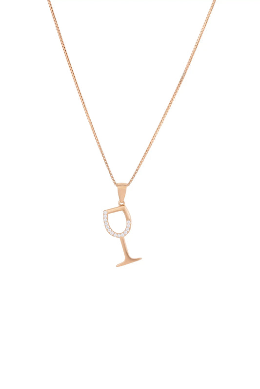 Champagne Necklace - 925 Silver