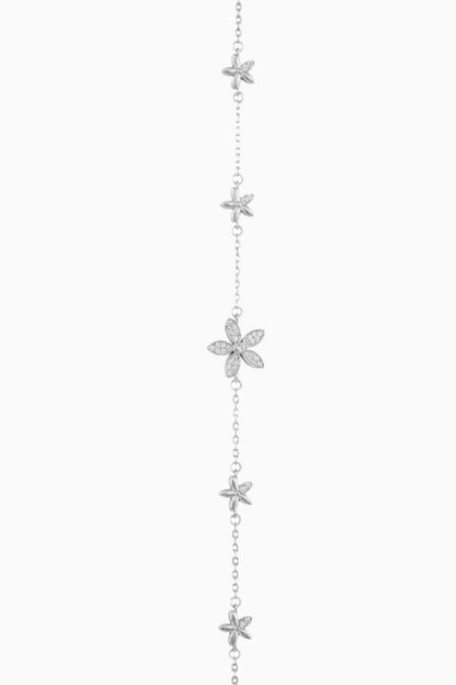 Enchanted Flower Bracelet - 925 Silver
