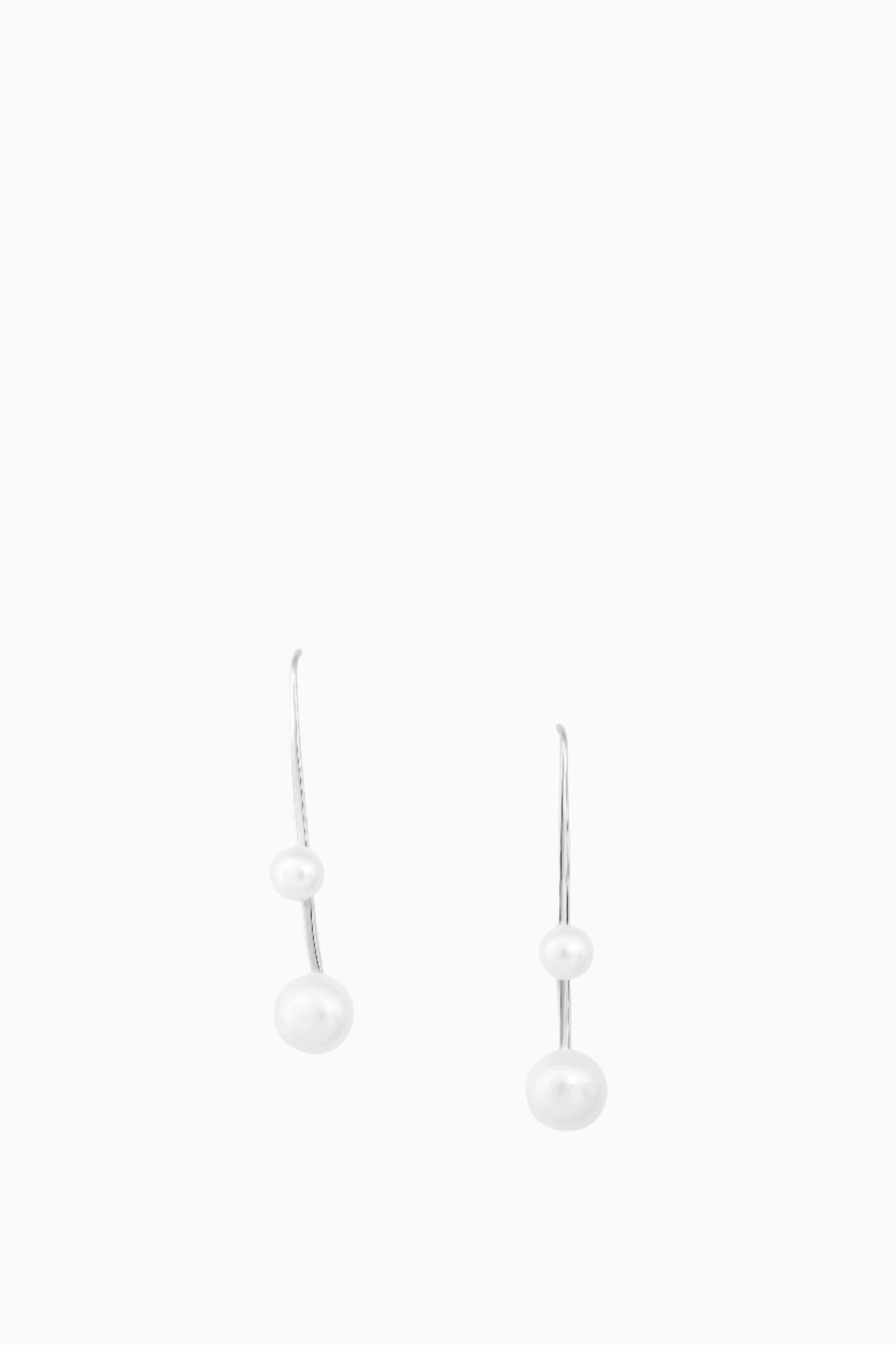 Real Pearl Hook Hanging - 925 Silver