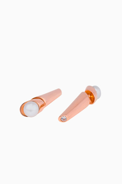 Push and Pull Fresh Water Pearl Stud -925 Silver