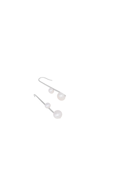 Real Pearl Hook Hanging - 925 Silver