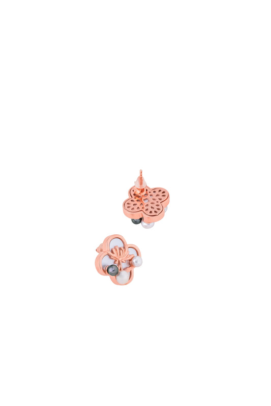 Mother of Pearl Earrings - 925 Silver