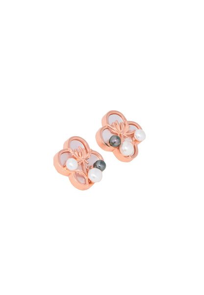 Mother of Pearl Earrings - 925 Silver