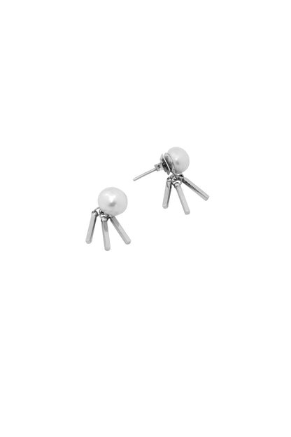 Silver Rhythm Studs - 925 Silver