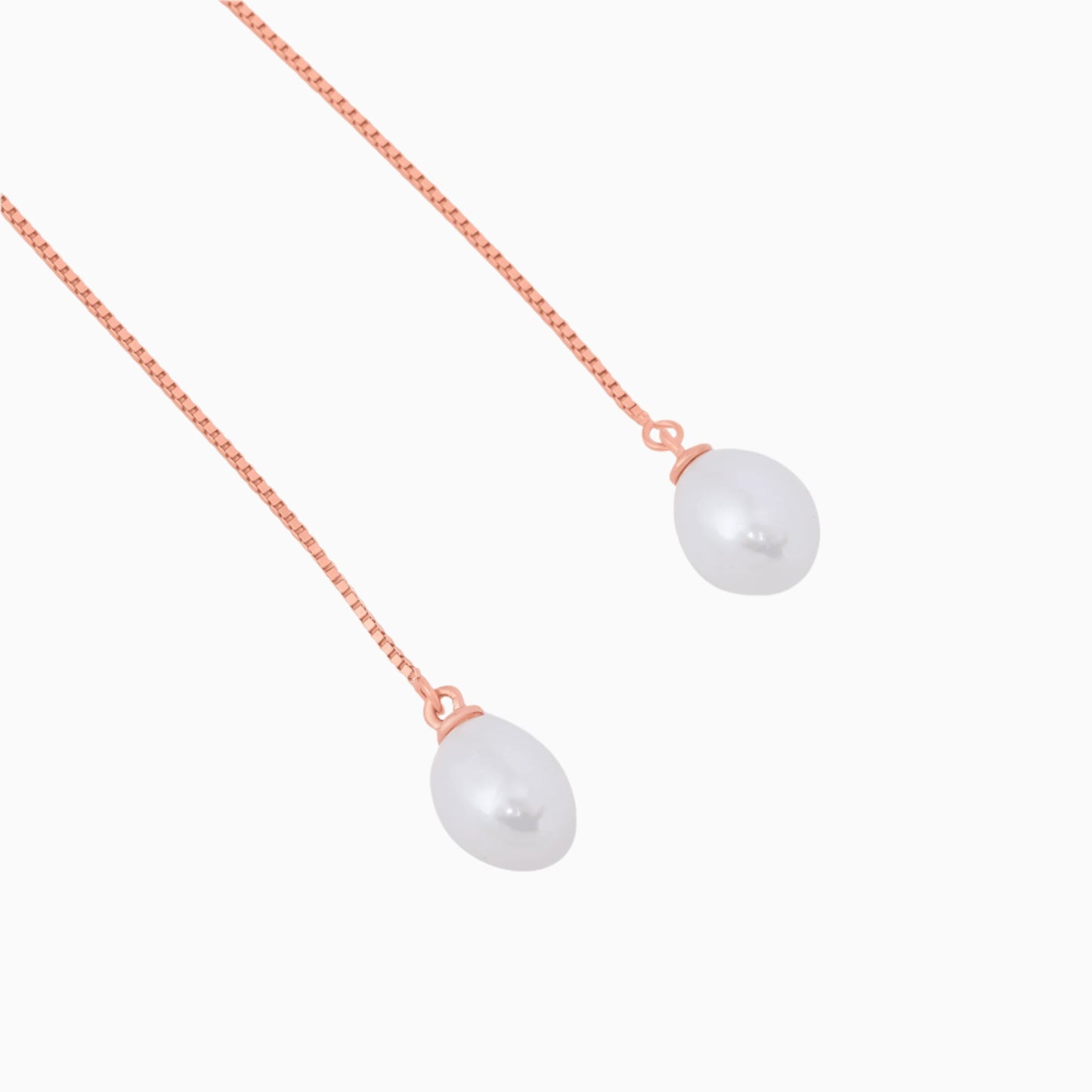 Fresh Water Pearl Danglers - 925 Silver