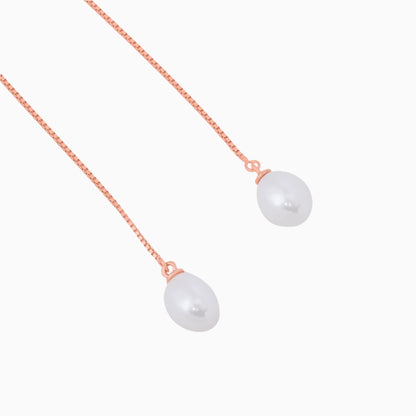 Fresh Water Pearl Danglers - 925 Silver