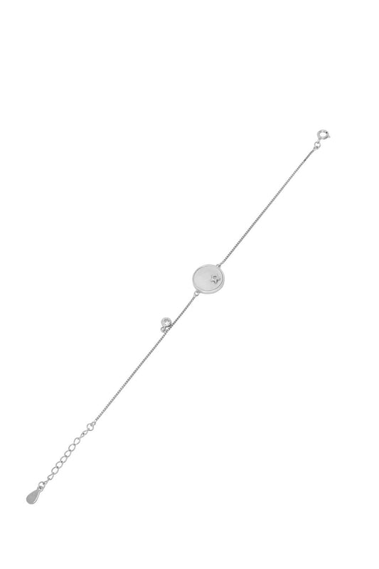 Eclipse Rhodium Bracelet