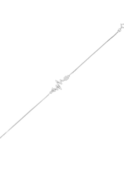 Heart’s Echo Bracelet - 925 Silver
