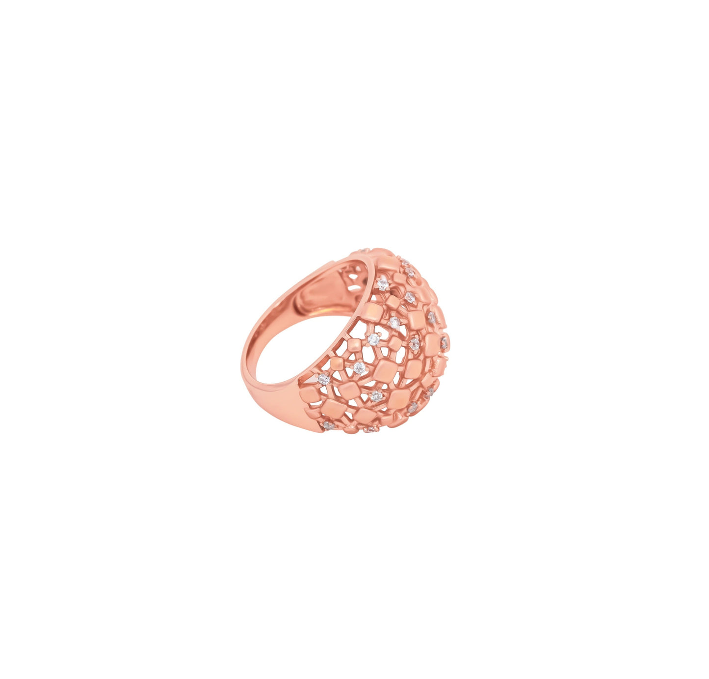 Radiant Geometric Ring