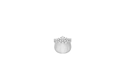 Silver Cocktail Ring - 925 Silver
