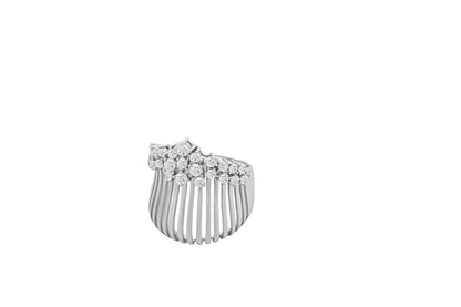 Silver Cocktail Ring - 925 Silver