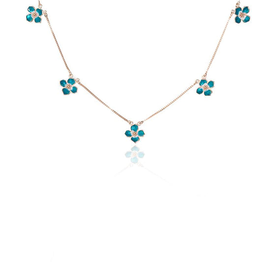 Dainty Solitaire Spark Necklace