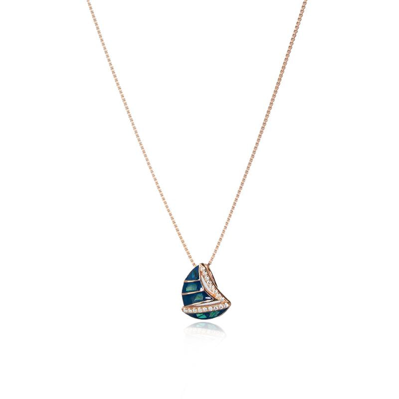 Infinity Grace rose gold Necklace