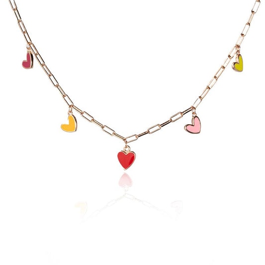 Twin Hearts Unity Necklace
