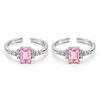 Aura Bloom 925 Silver Adjustable Toe Ring