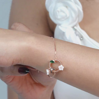 Nature's Elegance Bracelet - 925 Silver