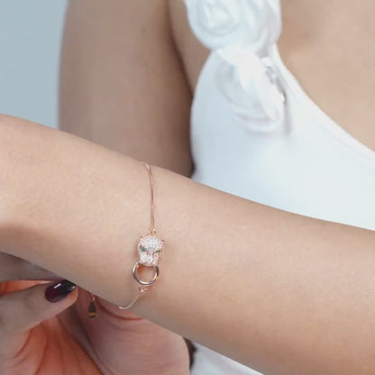 Panther's Eye Bracelet - 925 Silver