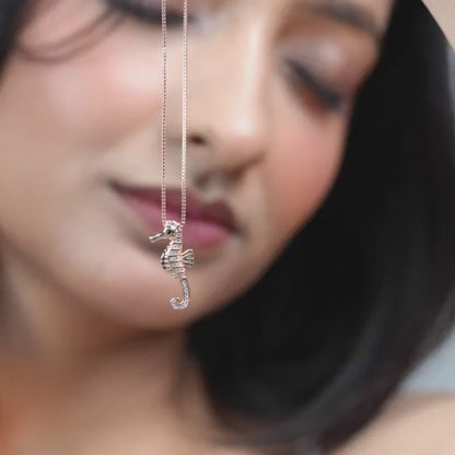 Seahorse Necklace - 925 Silver