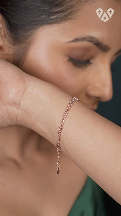 Cubic Serenity Bracelet - 925 Silver