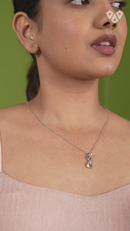 Eternal Embrace Necklace - 925 Silver
