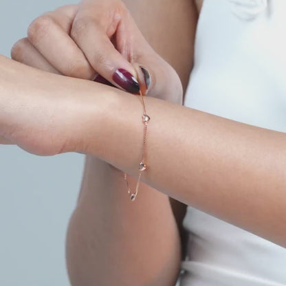 Heartfelt Bracelet - 925 silver