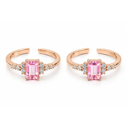 Aura Bloom 925 Silver Adjustable Toe Ring