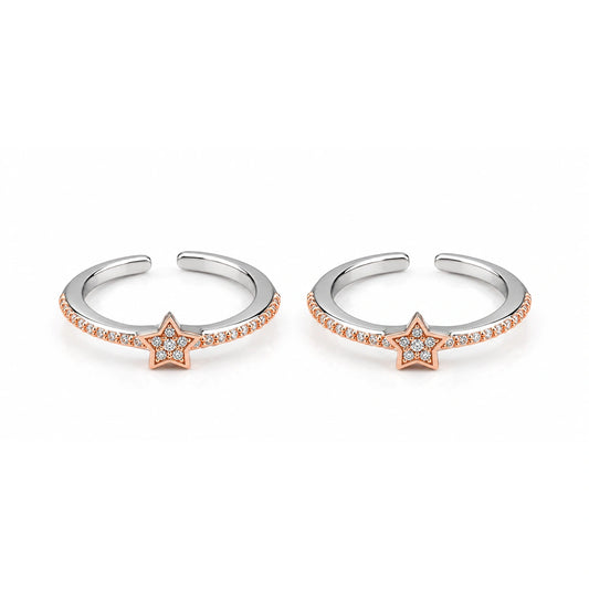 Asteria Glow 925 Silver Toe Ring ✨