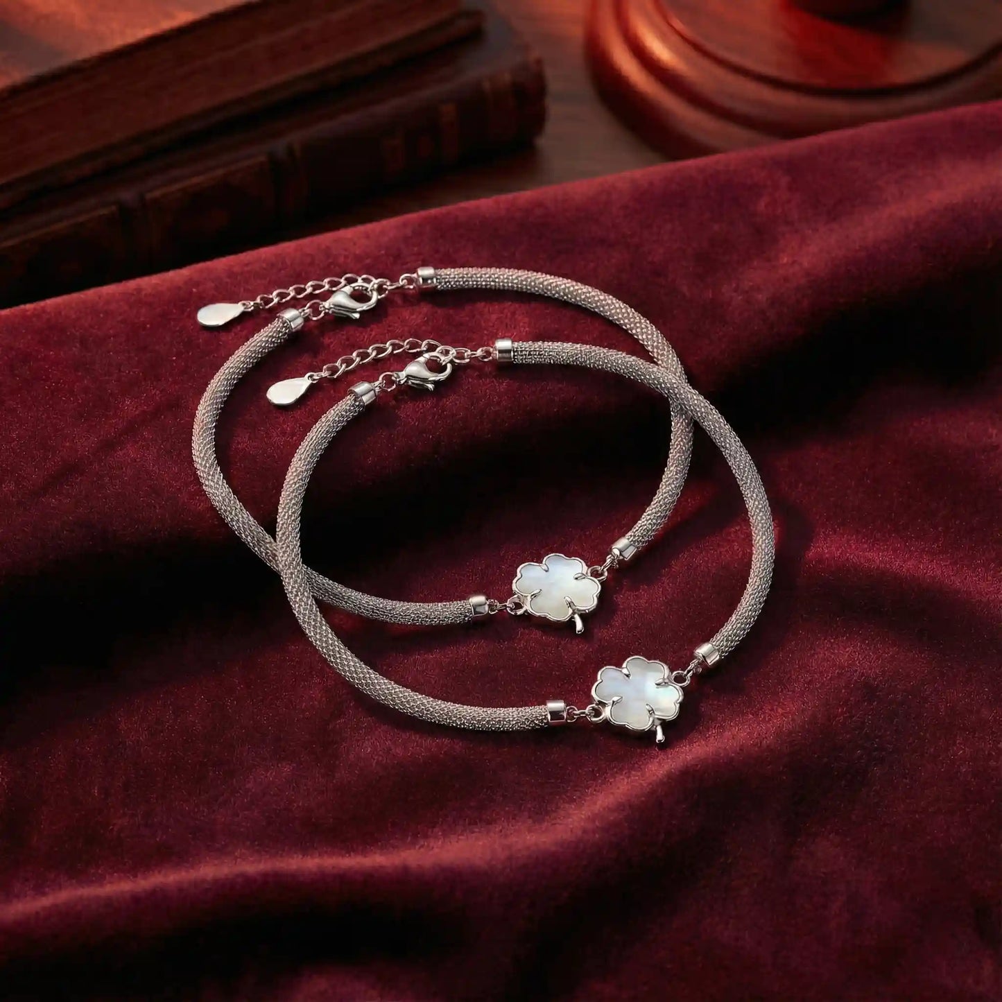 Lucky Charm Silver Anklet - 925 Silver