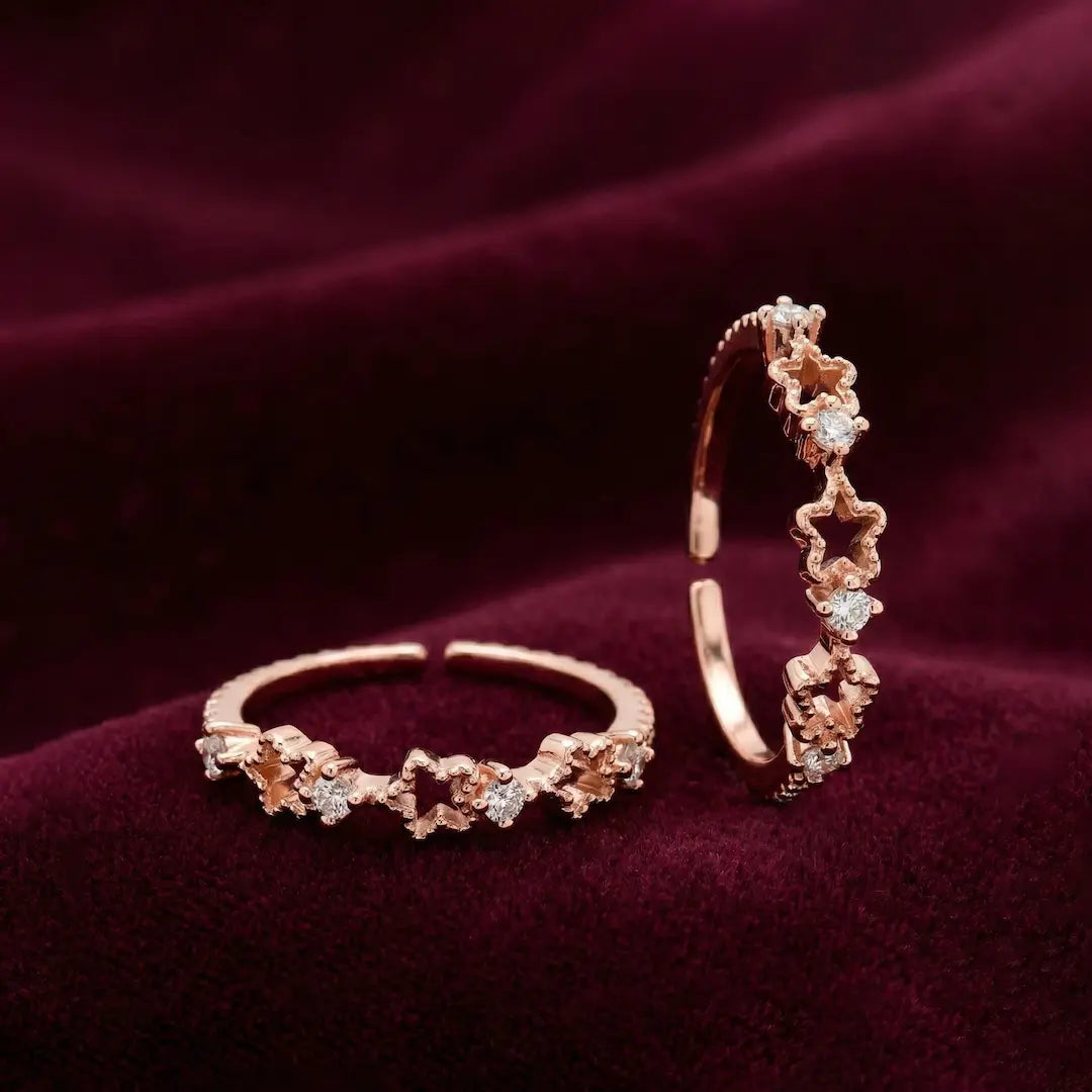 Starlace Bloom 925 Silver Adjustable Toe Ring