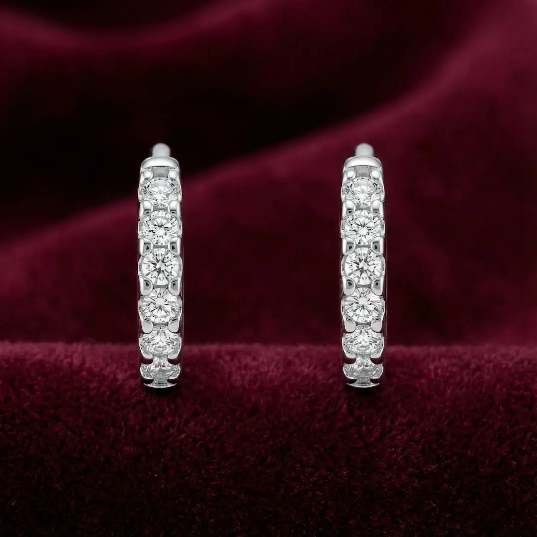 The Luma Mini Spark Hoops Earrings  - 925 Silver