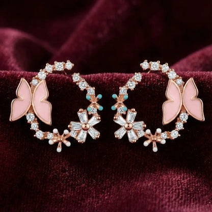 Blossom Flutter Earrings  - 925 Silver