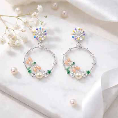 Aurora Garden Bracelet Earrings - 925 Silver